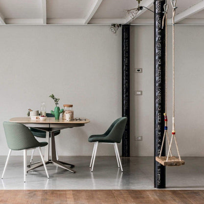 Chaise d'appoint Sonny SM TS Q avec cadre en acier