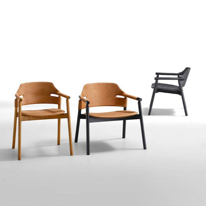 Fauteuil en cuir Suite PL CU