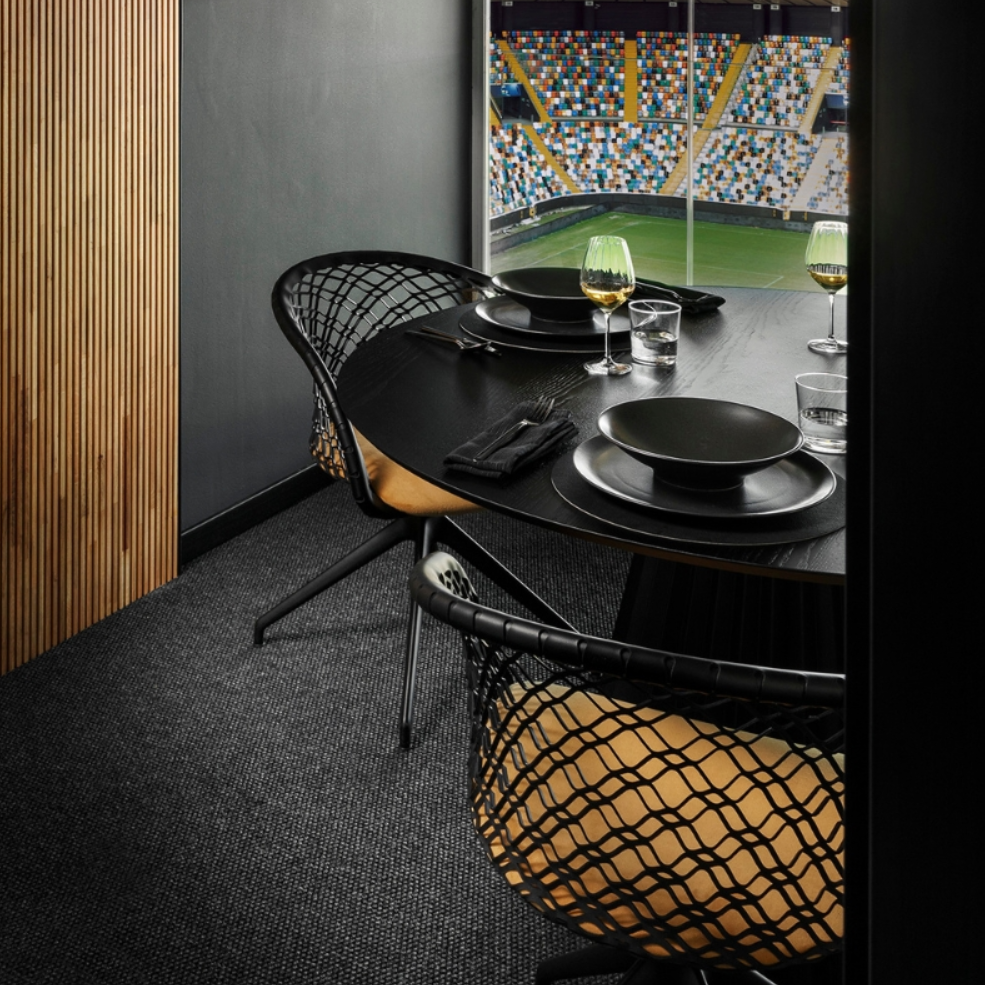 Fauteuil pivotant P47 P GX TS-CU avec base à tréteaux en acier