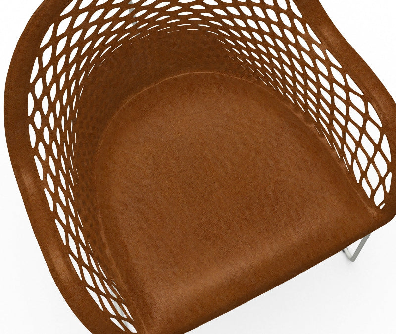 Fauteuil en cuir Guapa PM CU