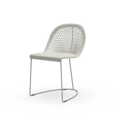 Chaise d'appoint en cuir Guapa SM CU