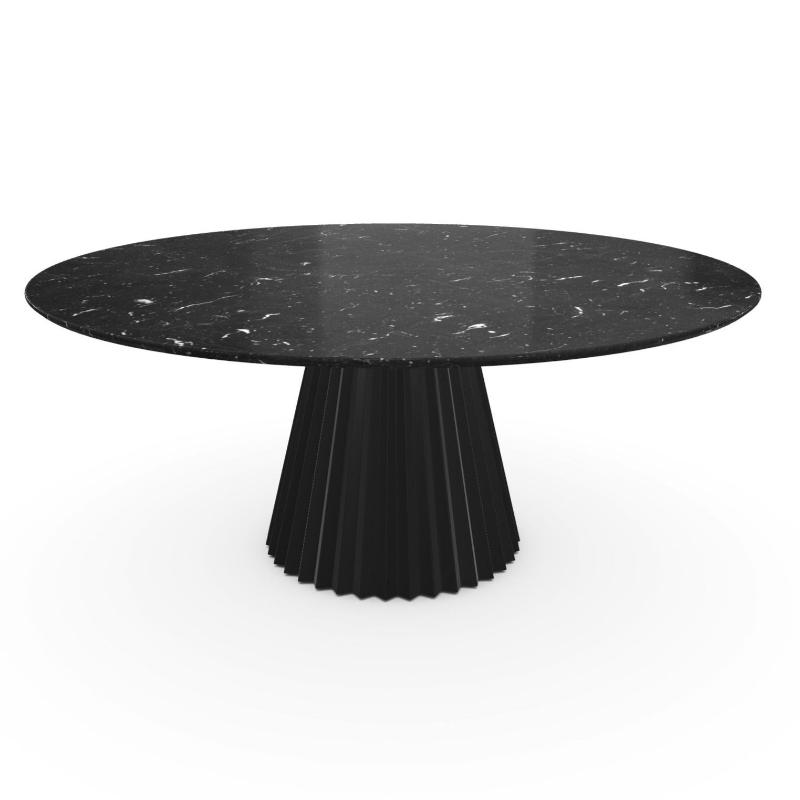 Table à manger plissée