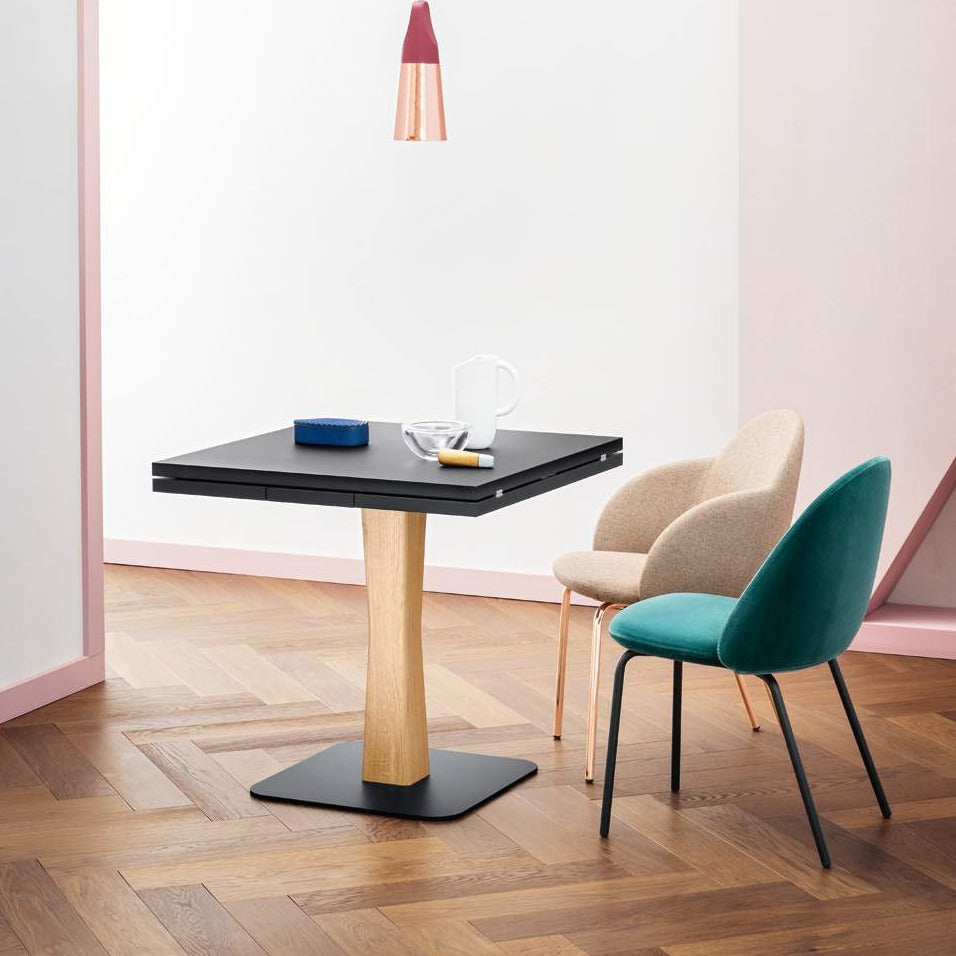 Fauteuil Iola avec base en acier