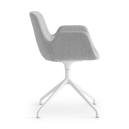 Fauteuil Pass avec base pivotante à 4 branches 