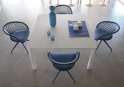 Fauteuil pivotant P47 P GX TS-CU avec base à tréteaux en acier