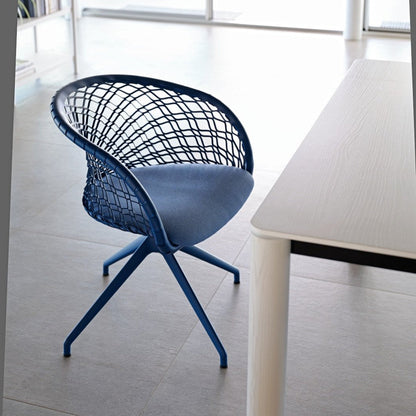 Fauteuil pivotant P47 P GX TS-CU avec base à tréteaux en acier