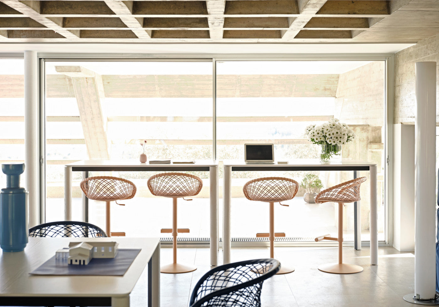 Tabouret pivotant réglable en hauteur P47 SG TS-CU