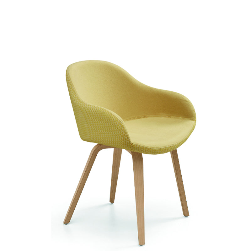 Fauteuil Sonny PB L TS N avec base en bois