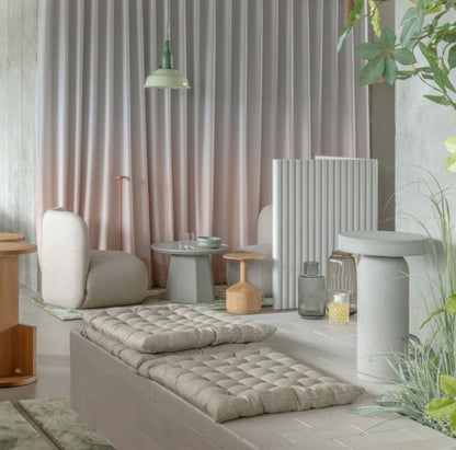 Tabouret et table d'appoint Pezzo