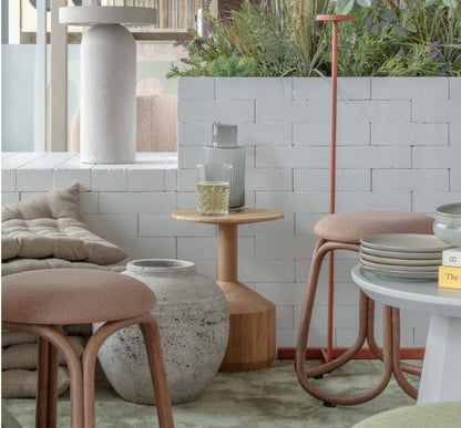 Tabouret et table d'appoint Pezzo