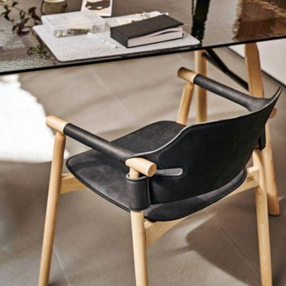 Fauteuil en cuir Suite PL CU