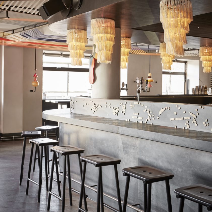 Tabouret tubulaire Tubby