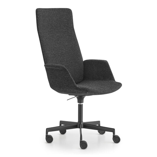 Fauteuil de bureau Uno avec dossier carré