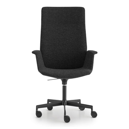 Fauteuil de bureau Uno avec dossier carré