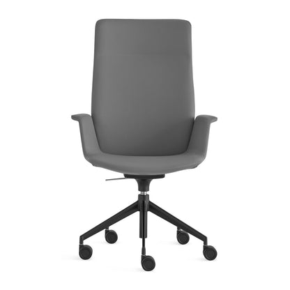 Fauteuil de bureau Uno avec base pyramidale à 5 branches