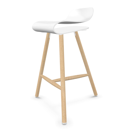 Tabouret BCN avec base en bois